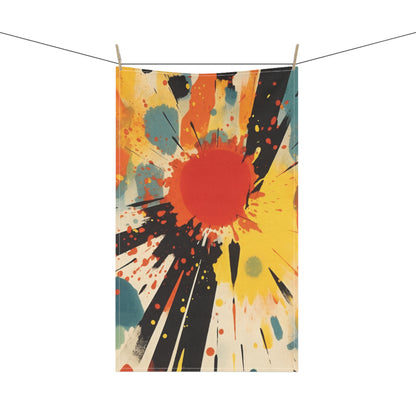 Cosmic Burst Kitchen Towel - Infuse Artistry into Your Culinary Haven