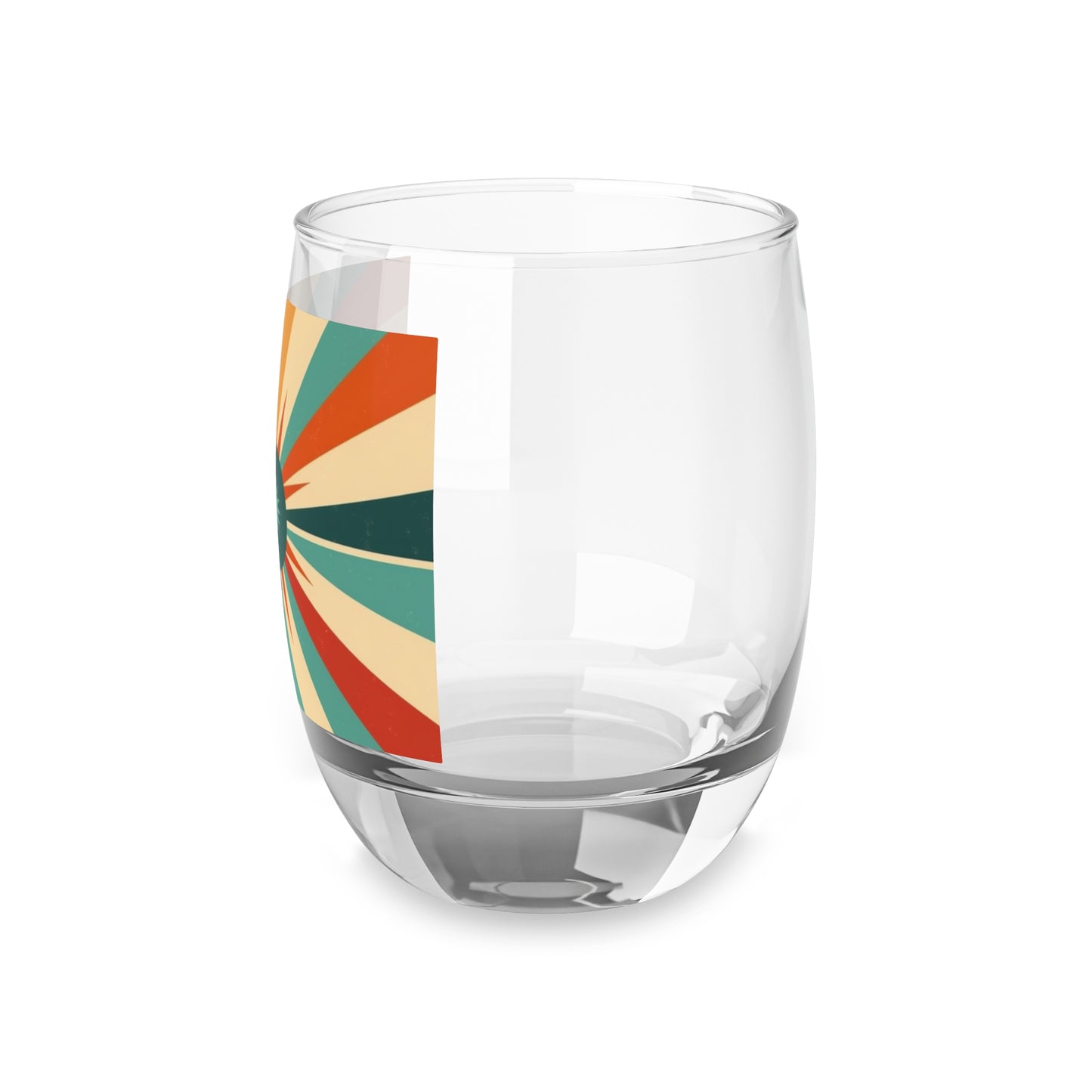 1960s Fashion Inspired Starburst Candy Colored Whiskey Glasses