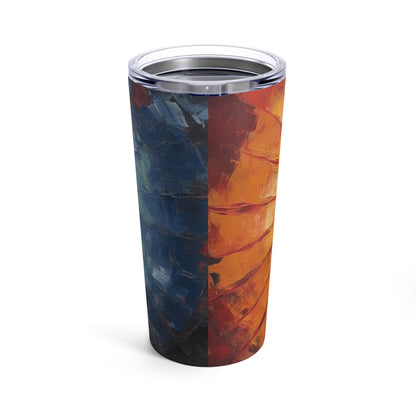 Abstract Art Tumbler: Japanese Umbrella, A Reflection of Creativity