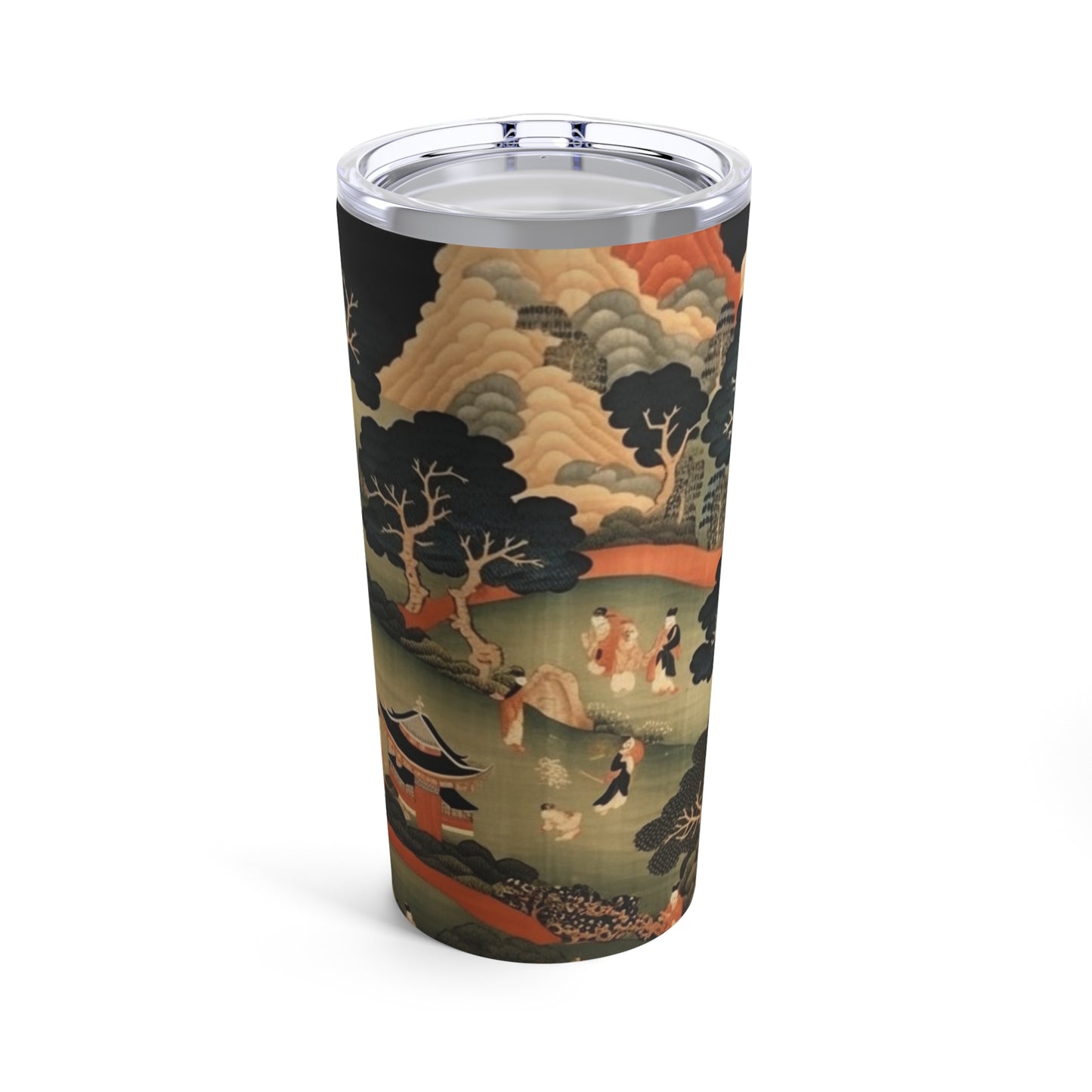 Tapestry Treasures: Japanese-inspired Tumbler for Art Lovers