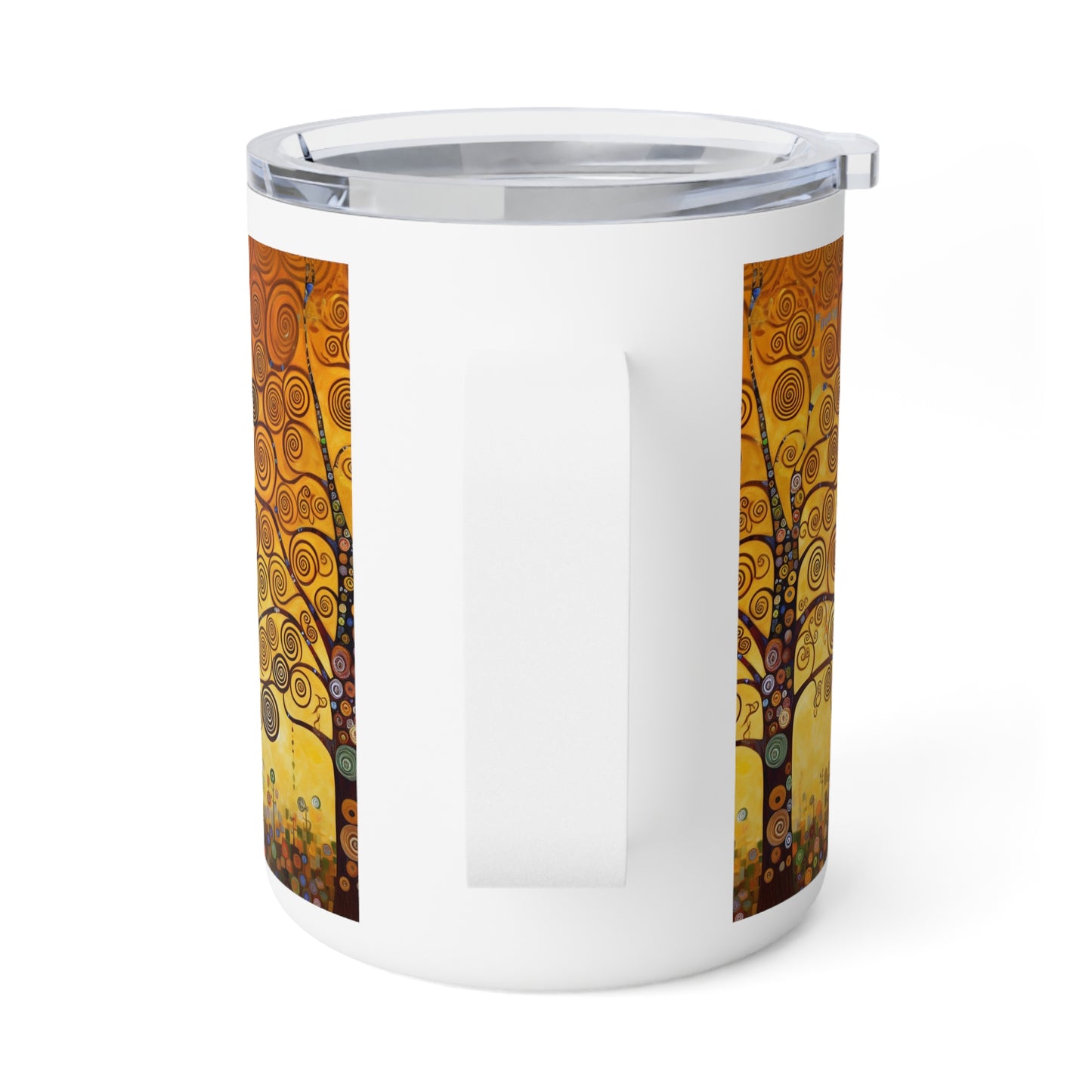 Stoclet Frieze Inspired: Gustav Klimt Tree of Life Insulated Coffee Mug