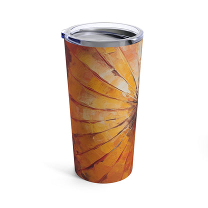 Abstract Art Tumbler: Japanese Umbrella, A Reflection of Creativity