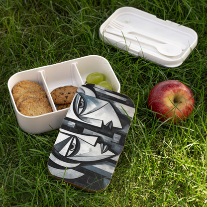 Cubist Paintings Bento Box: Captivating Brush Strokes