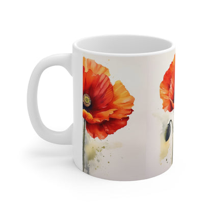 Embrace the Beauty of Watercolor with Ceramic Mug: Flower Edition