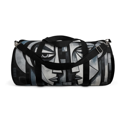 Duffel Bag with Cubist Art Finesse and Abstract Flair
