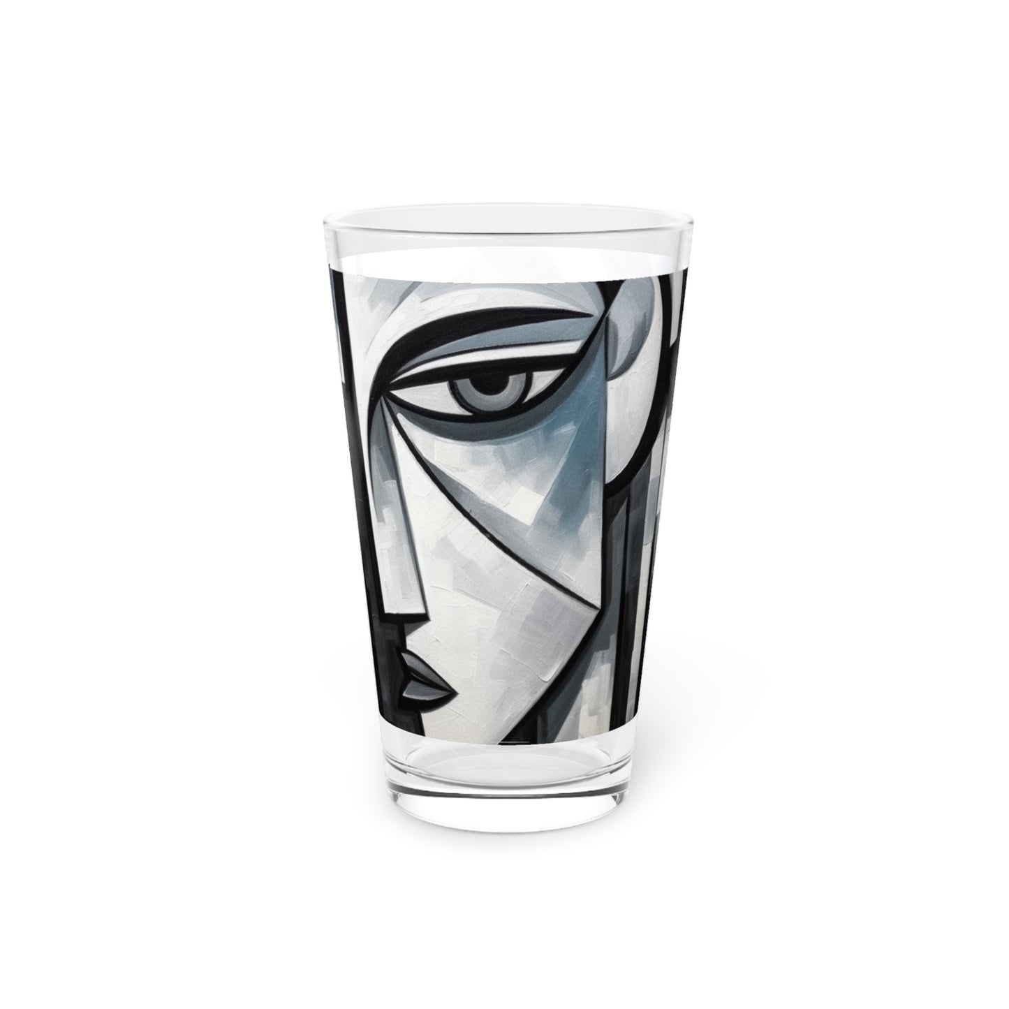 Cubist Paintings Pint Glass: Captivating Brush Strokes in Every Refreshing Drink