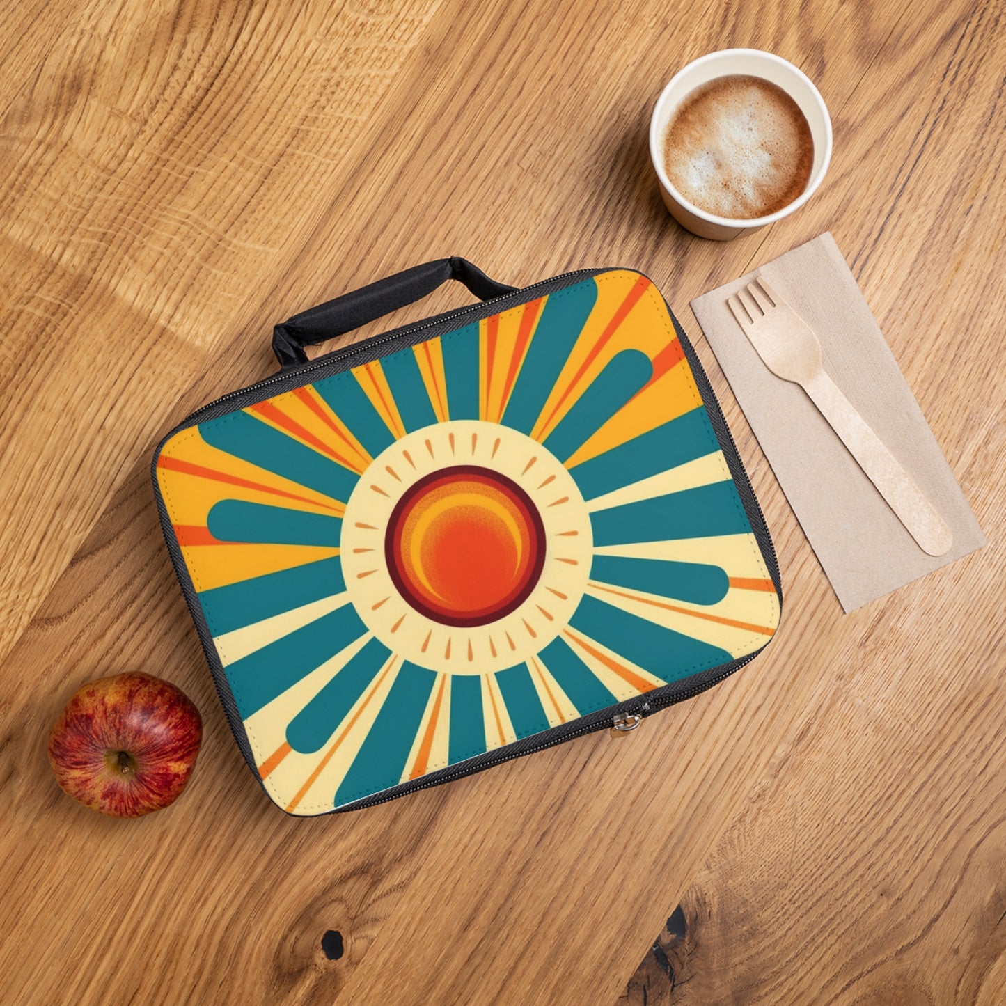 Atomic Age Sunshine: Midcentury Modern Sun Lunch Bag