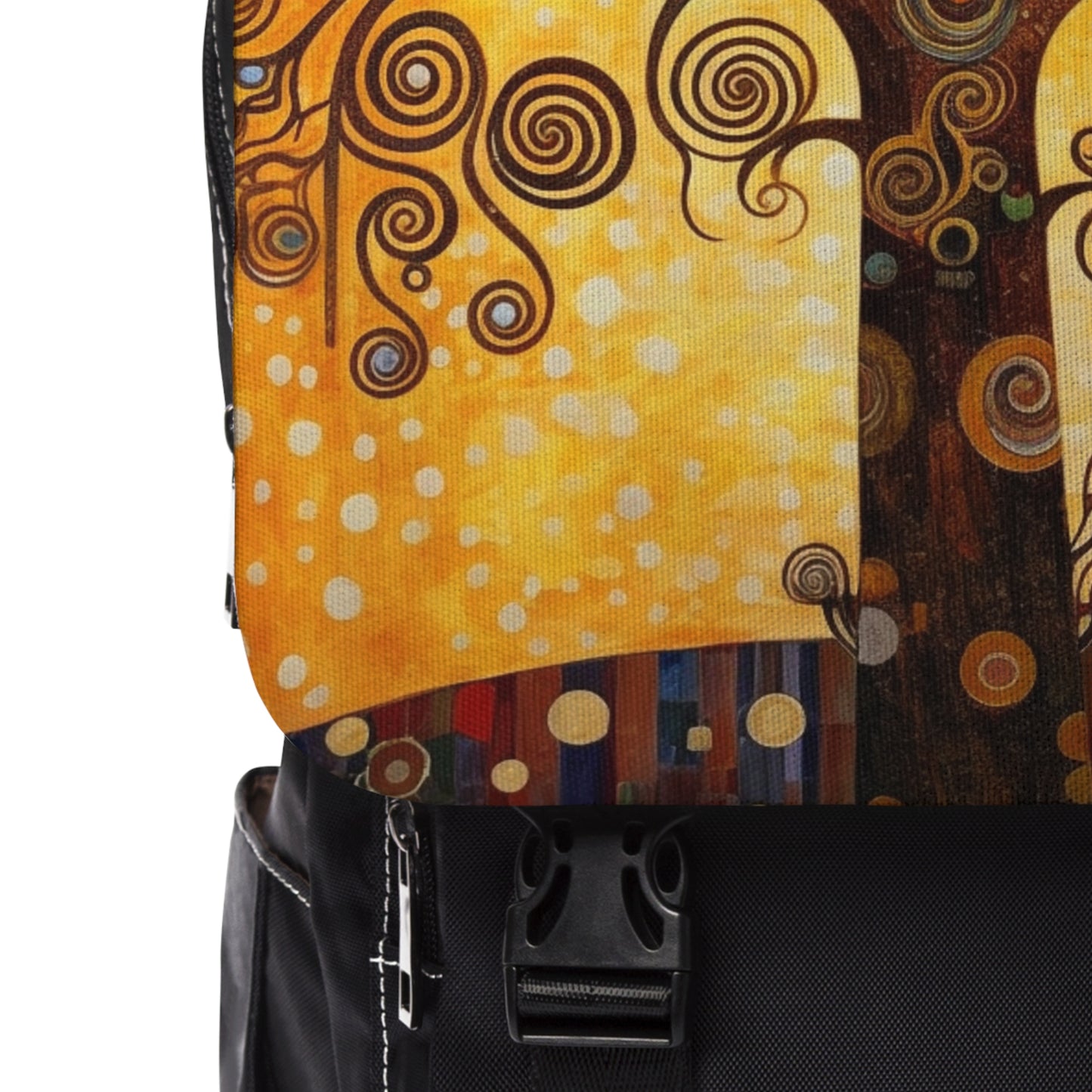 The Tree of Life Unisex Casual Shoulder Backpack: A Modern Art Tribute to Gustav Klimt