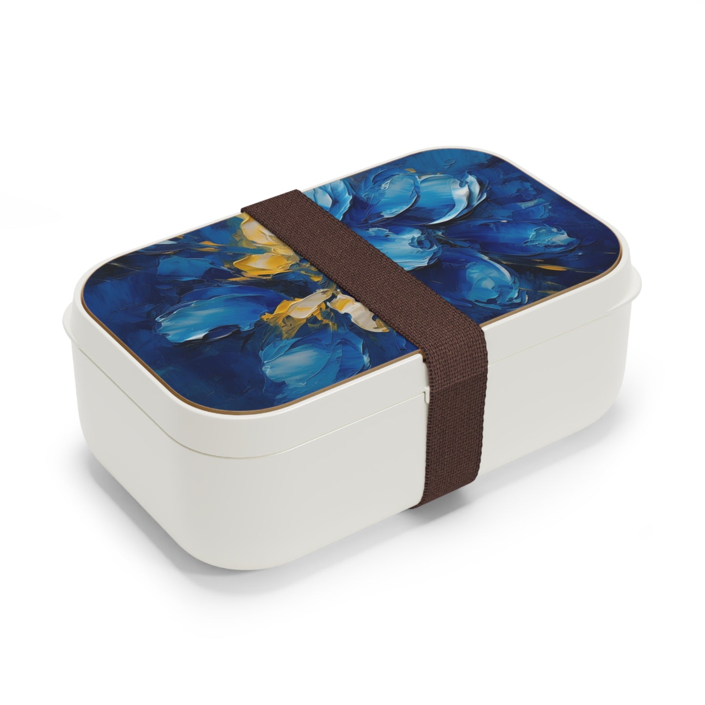 Embrace Artistic Expression with Blue Orchid Abstract Painting Bento Box