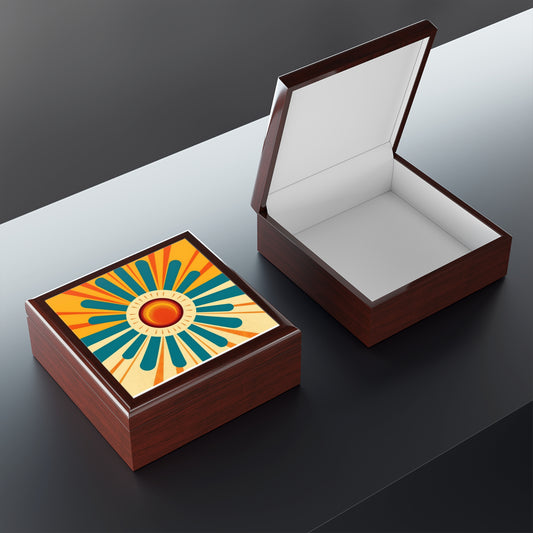 Atomic Age Sunshine: Midcentury Modern Sun Jewelry Box