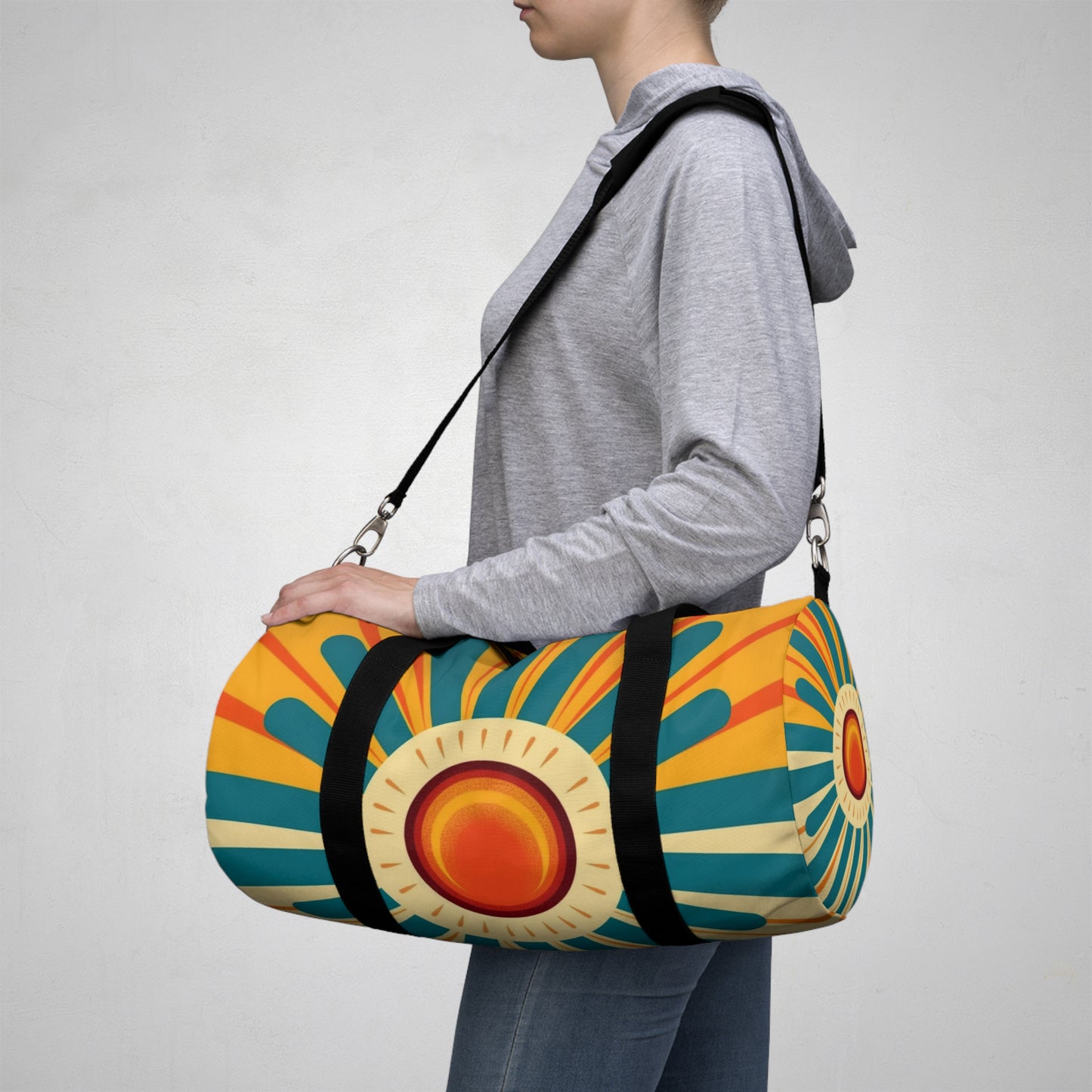 Nouveau Elegance: Gustav Klimt-Inspired Duffel Bag