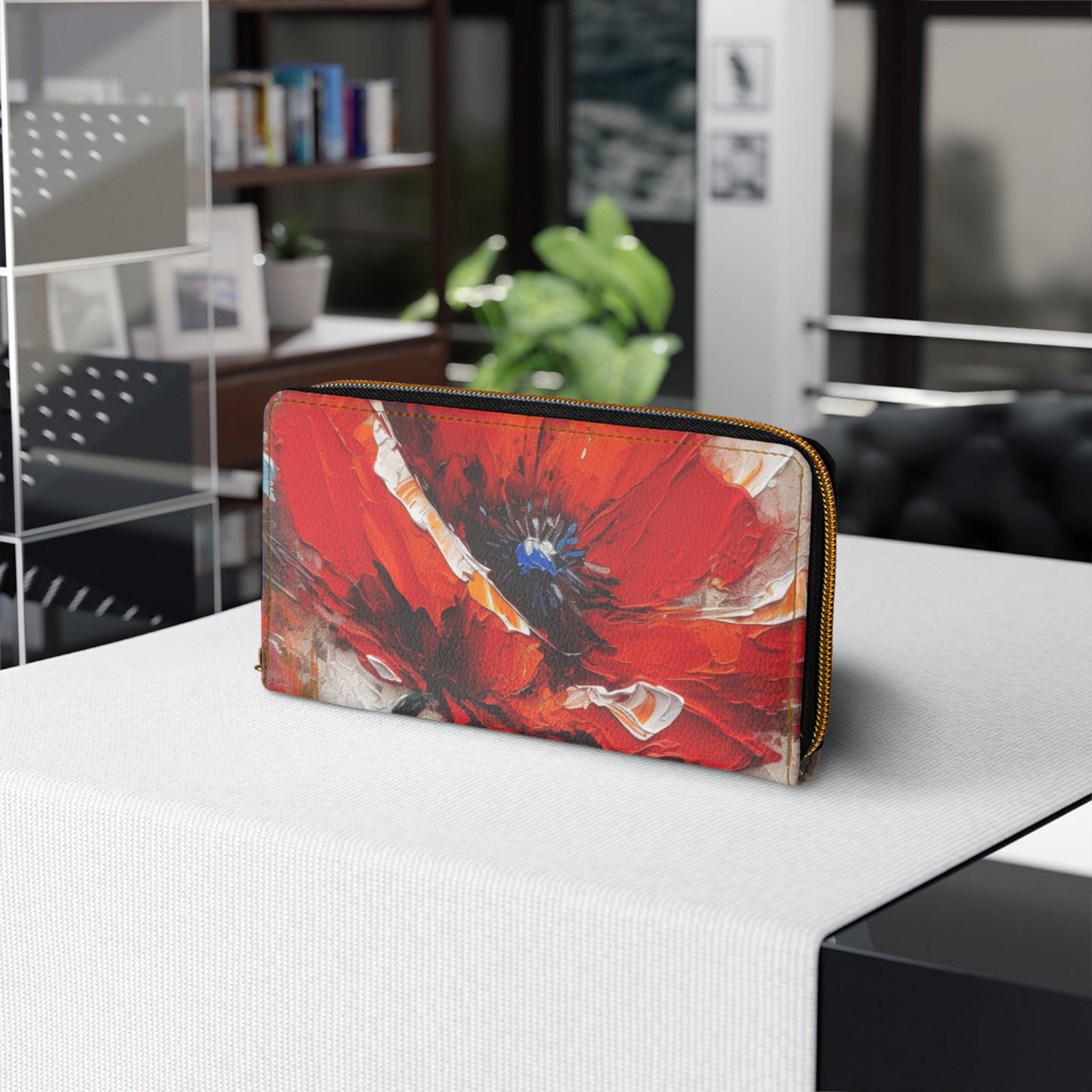 Unleash Your Creativity with Poppy Zipper Wallet: A Blossoming Artistic Journey