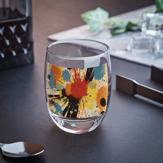 Whiskey Glass of Abstract Impressions: A Blend of Gutai and American Art