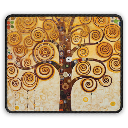 Captivating Artistry: The Tree of Life Gaming Mouse Pad, Inspired by Gustav Klimt's Timeless Masterpiece