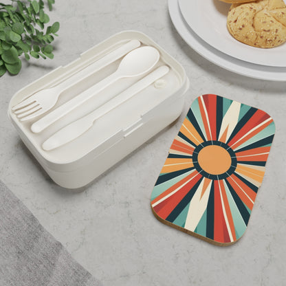 Starburst Bento Box in Atomic Age and Midcentury Modern Design