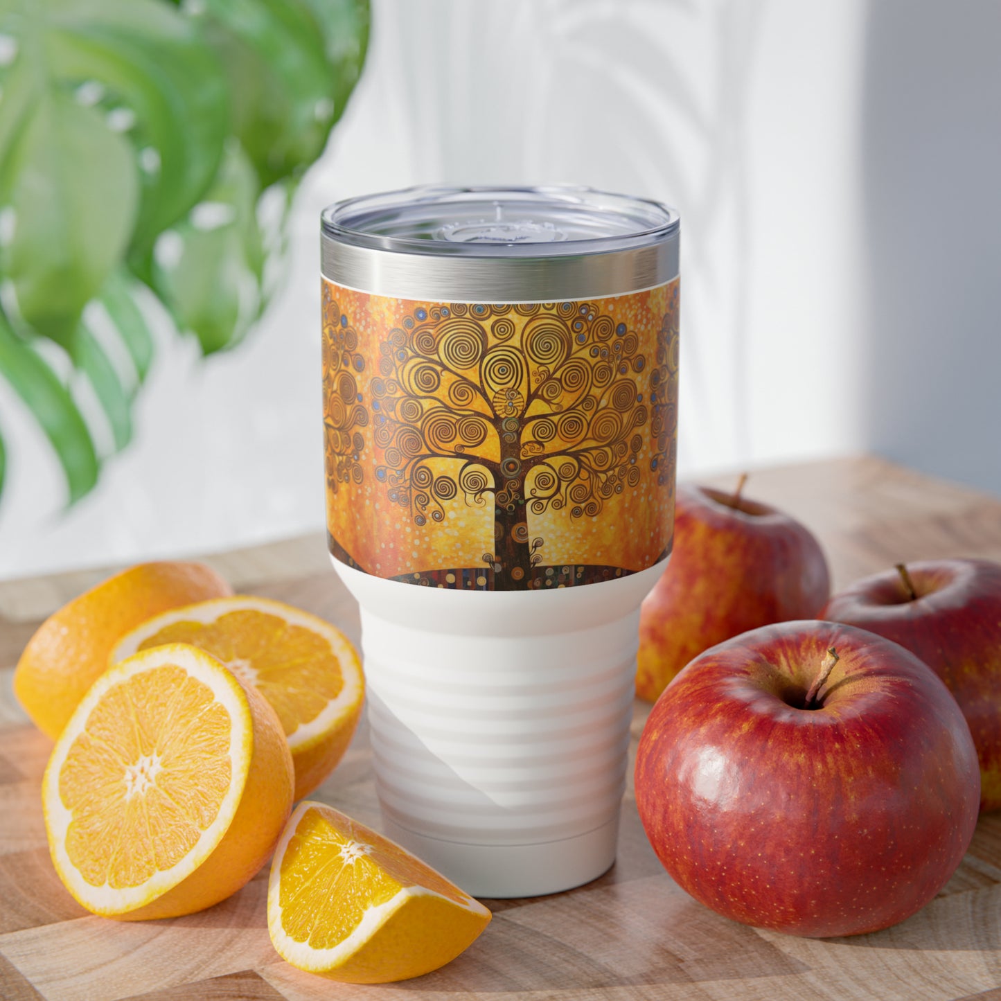 The Living Tapestry: Ringneck Tumbler as an Artistic Homage to Gustav Klimt's Tree of Life