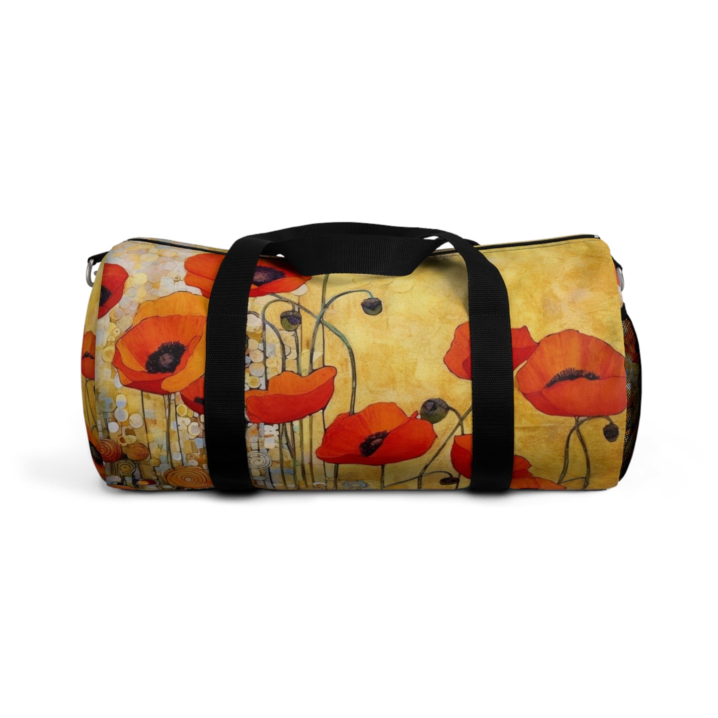 Elevate Your Style: Duffel Bag Adorned with Gustav Klimt's Poppies