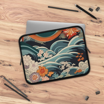 Elegant Kimono Laptop Sleeve: Embrace Japanese Artistry