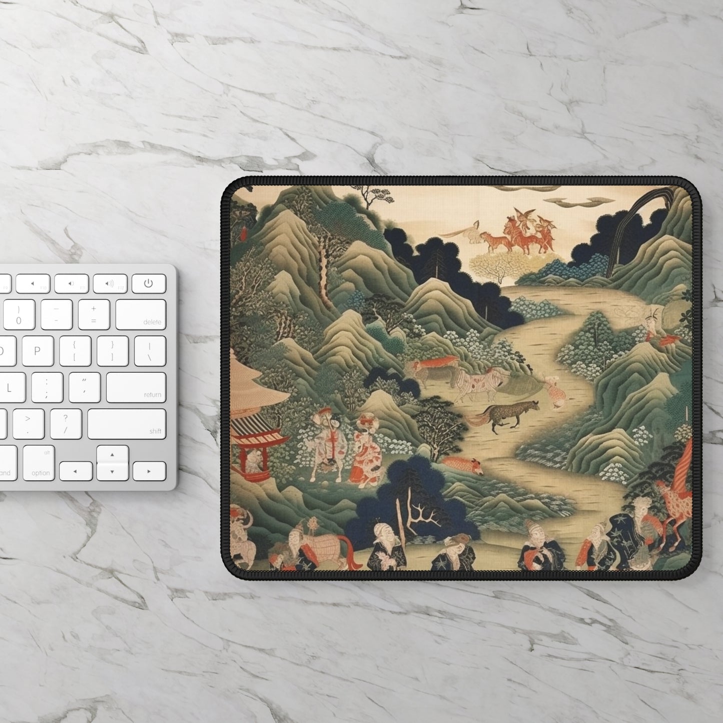 Japanese Tapestry Gaming Mouse Pad: Embrace the Artistic Splendor