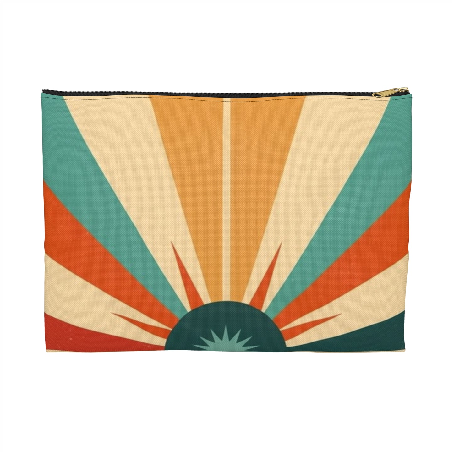 1960s Fashion Inspired Starburst Candy Colored Accessory Pouch