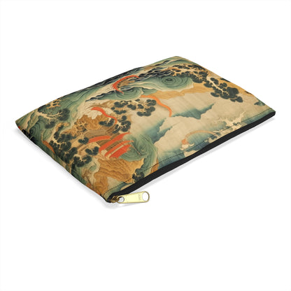 Harmony of the Elements: Japanese Tapestry-Inspired Accessory Pouch