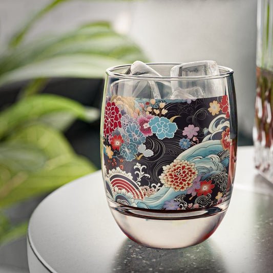 Authentic Japanese Kimono Whiskey Glass: Embrace Tradition