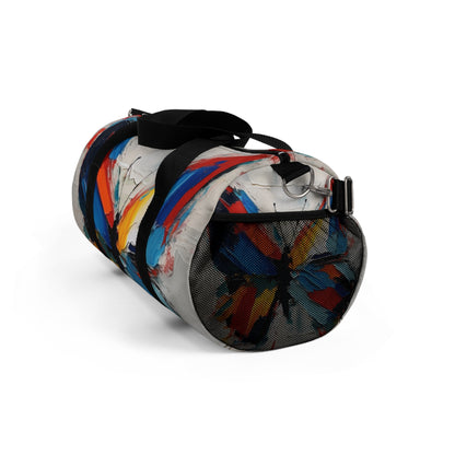 Abstract Duffel Bag  for Art Lovers: Butterfly-Inspired Delight