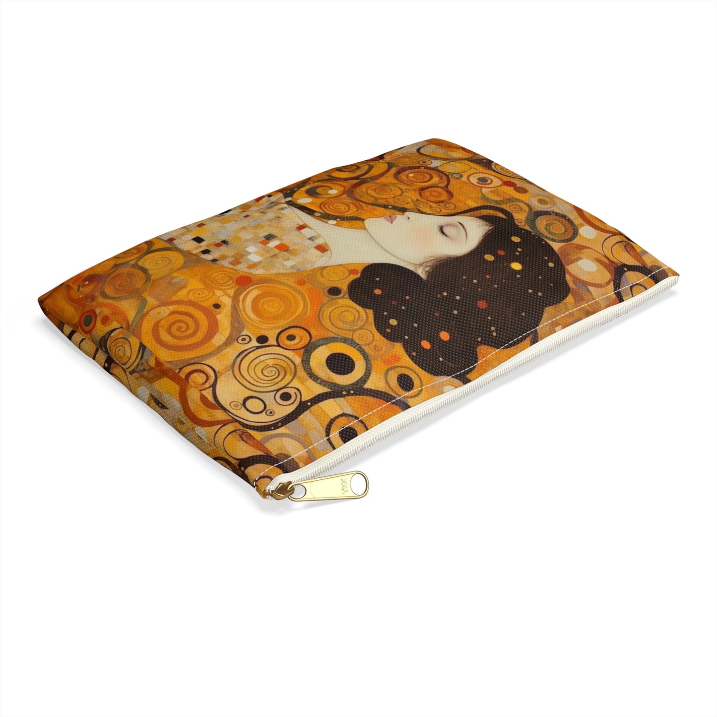 Gustav Klimt Inspired Accessory Pouch: A Tribute to the Iconic Art of the Vienna Secession