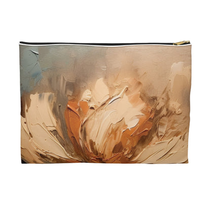 Artistic Fusion: Accessory Pouch Infused with Tan Hua-Inspired Abstract Art