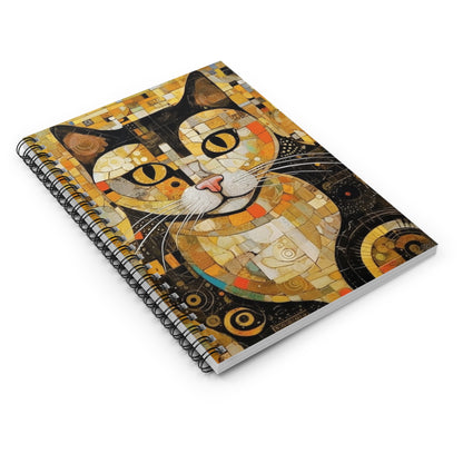 Modern Art Fusion: Vienna Secession Spiral Notebook