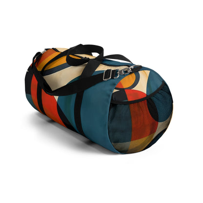 Geometric Abstract Expression: Fuse Art and Fashion with our Duffel Bag