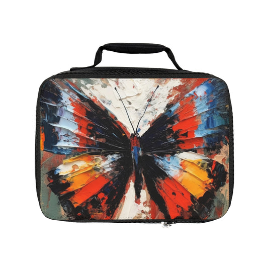 Lunch Bag with Bauhaus-Inspired Butterfly Drawing: A Harmonious Blend of Art and Functionality