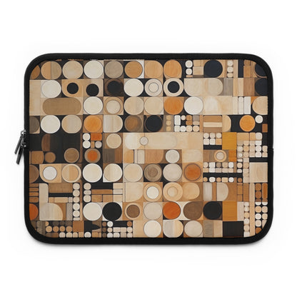 Sleek Simplicity: Geometric Laptop Sleeve with Graphic Elegance