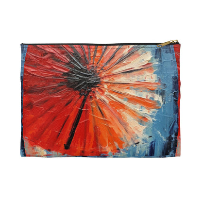 Umbrella Painting Accessory Pouch: Channel Your Inner Artist with Abstract Oil Paint