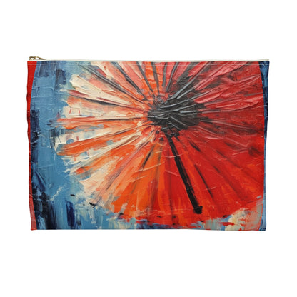 Umbrella Painting Accessory Pouch: Channel Your Inner Artist with Abstract Oil Paint