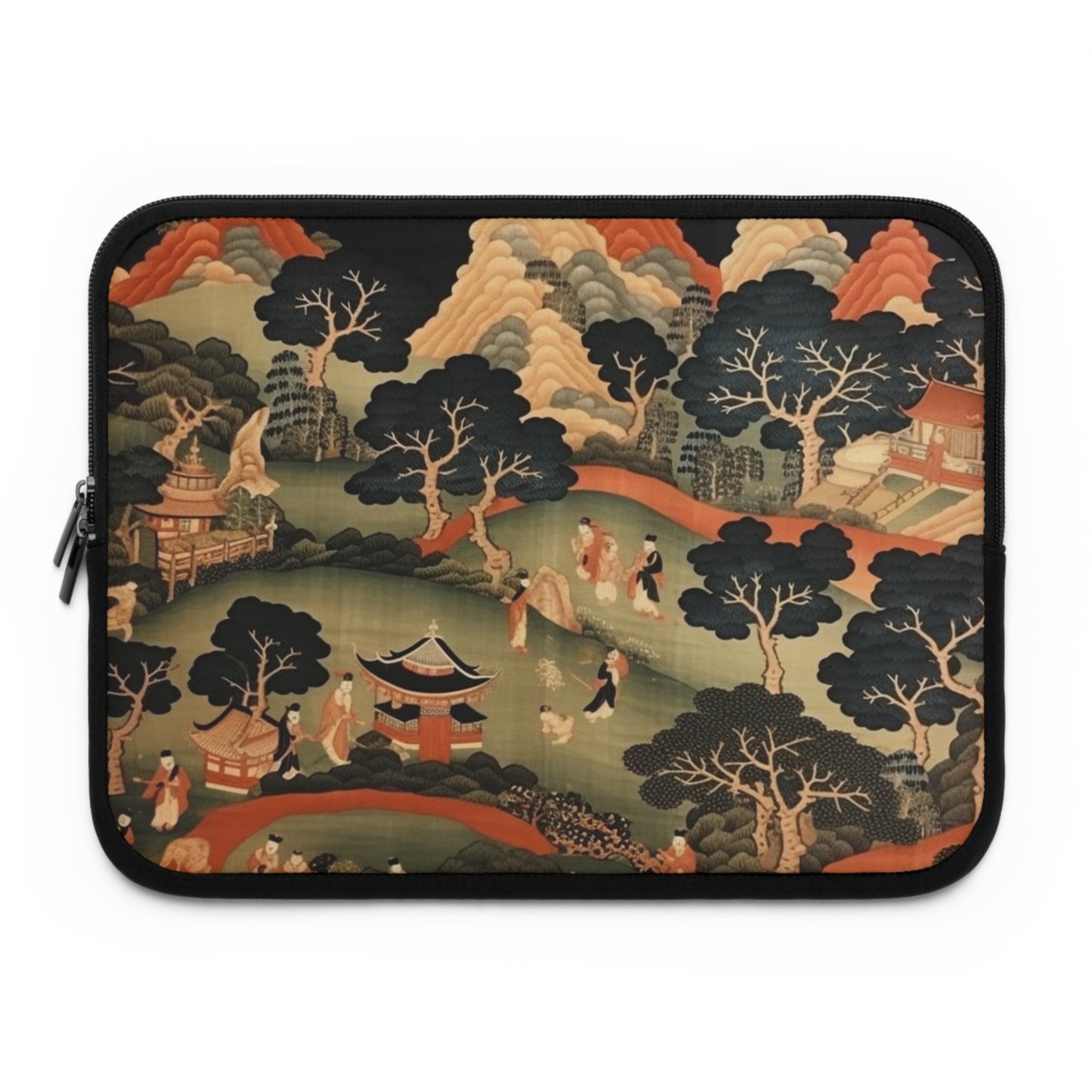 Tapestry Treasures: Japanese-inspired Laptop Sleeve for Art Lovers