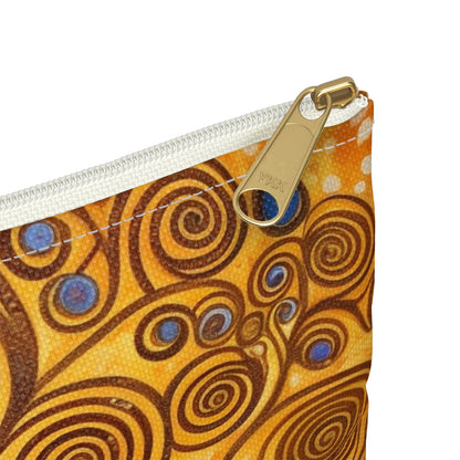 The Tree of Life Accessory Pouch: A Modern Art Tribute to Gustav Klimt