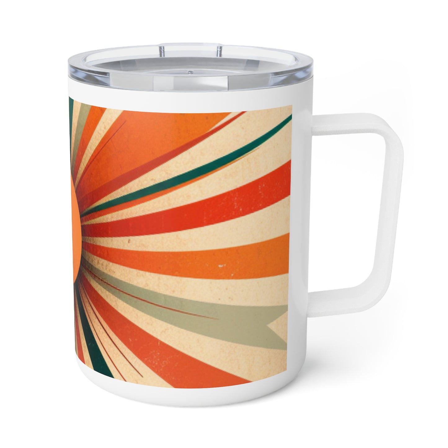 Starburst Elegance: Insulated Coffee Mug for Stylish and Minimalist Home Decor