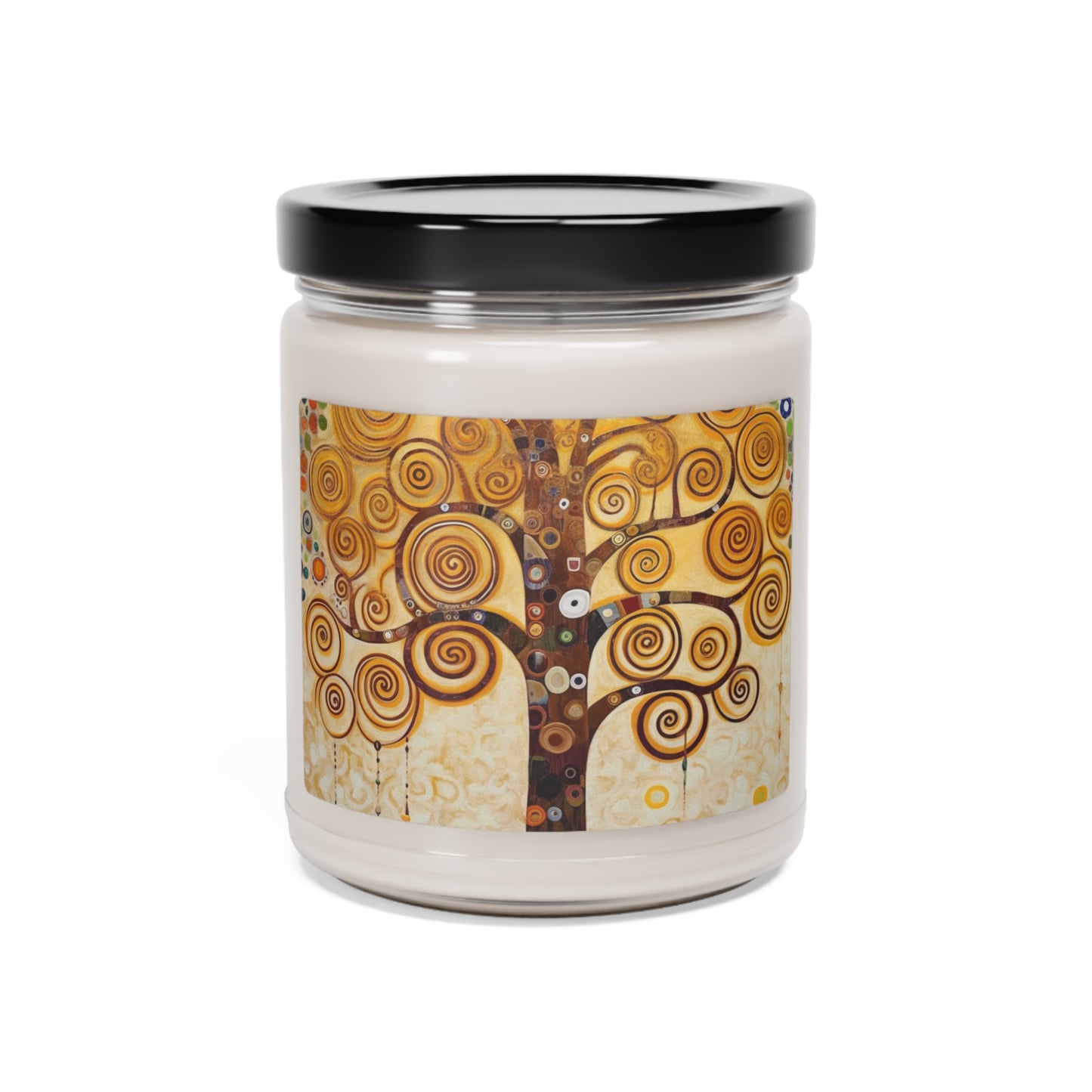 Captivating Artistry: The Tree of Life Scented Soy Candle, Inspired by Gustav Klimt's Timeless Masterpiece