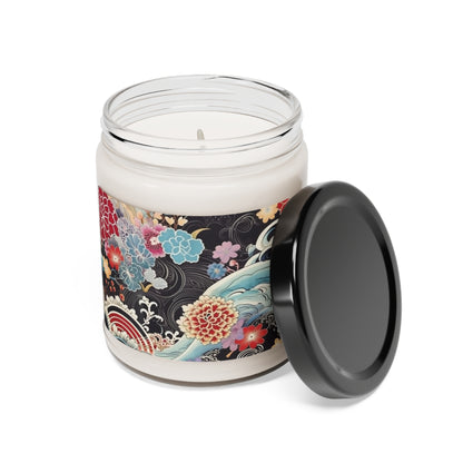 Authentic Japanese Kimono Scented Soy Candle: Embrace Tradition