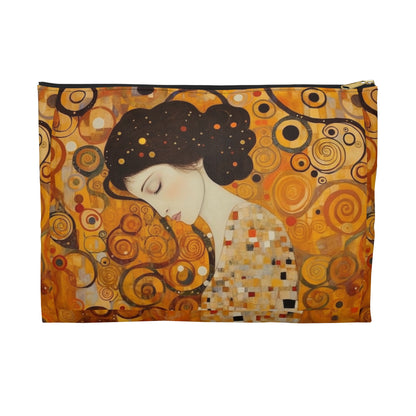 Gustav Klimt Inspired Accessory Pouch: A Tribute to the Iconic Art of the Vienna Secession