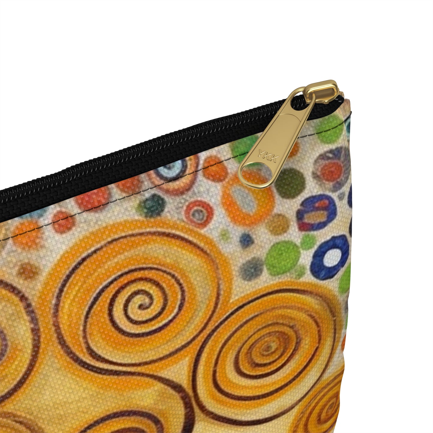 Captivating Artistry: The Tree of Life Accessory Pouch, Inspired by Gustav Klimt's Timeless Masterpiece