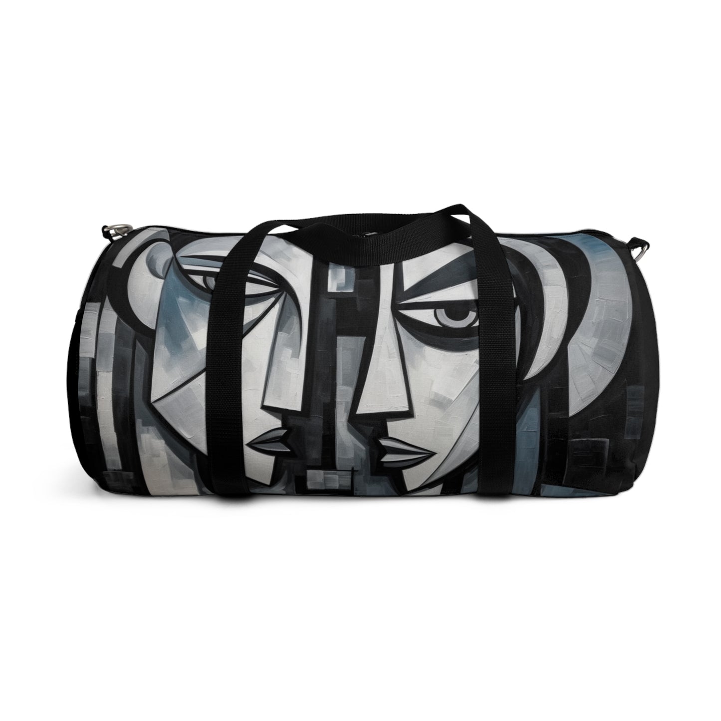 Duffel Bag with Cubist Art Finesse and Abstract Flair