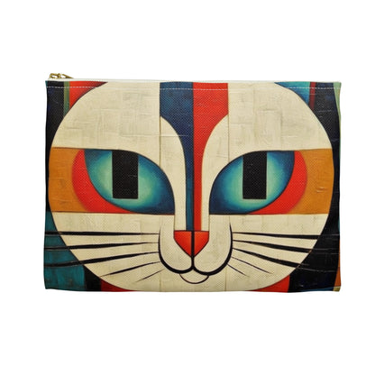 Artistic Vintage Vibes: Picasso-Inspired Midcentury Modern Accessory Pouch for Retro Fashion