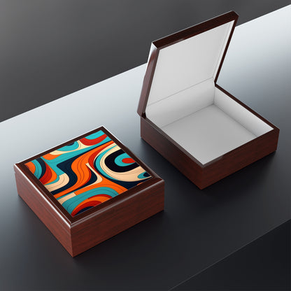 Midcentury Abstractions: Abstract-Inspired Jewelry Box for Atomic Age Design