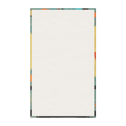 Abstract Cat Expressions: Modern Art-Inspired Midcentury Modern Kitchen Towel with Timeless Atomic Age Design