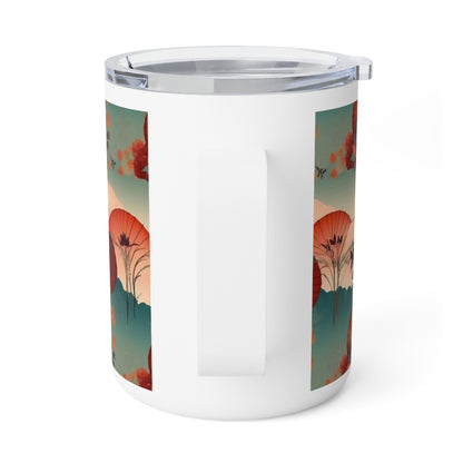 Authentic Japanese Flair: Kimono Insulated Coffee Mug