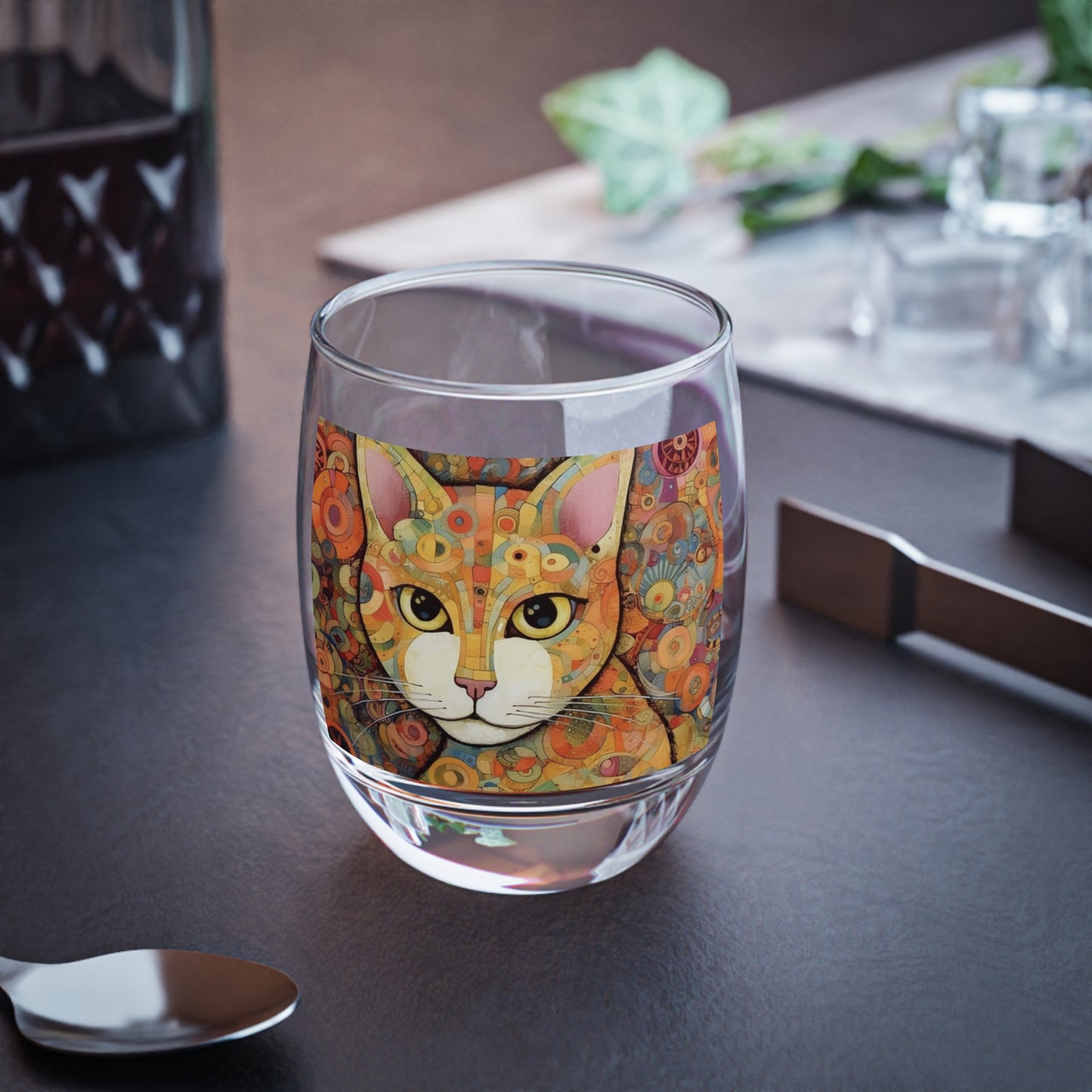 Art Nouveau Revival: Klimt-Inspired Whiskey Glass