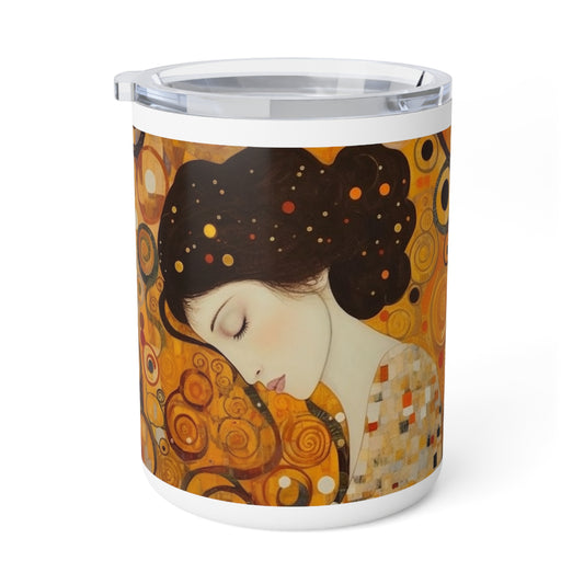 19th Century Revival: Gustav Klimt Women Art Insulated Coffee Mug