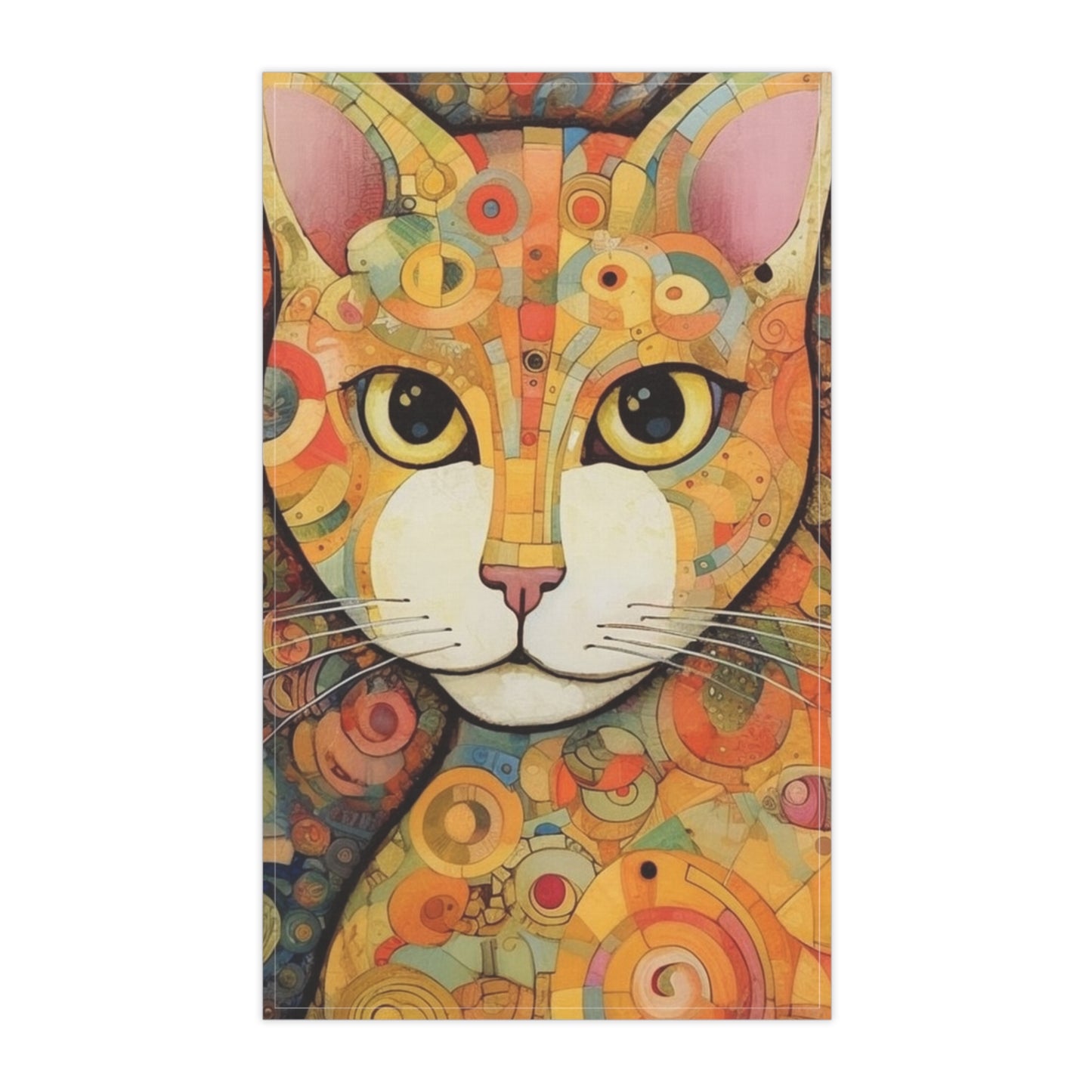 Art Nouveau Revival: Klimt-Inspired Kitchen Towel